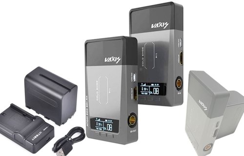 VAXIS ワイヤレス映像転送システム　ATOM-500-SDI【バッテリー・充電器付き】入荷しました！