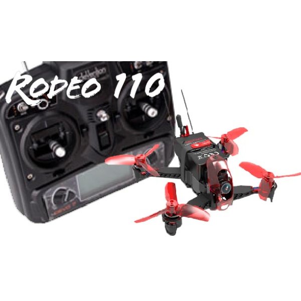 画像1: WALKERA　RODEO110　DEVO7日本仕様送信機　RTF 【カメラ・映像トランスミッター】超小型なのに本格レース【本体・送信機フル日本語マニュアル付】 【13018】