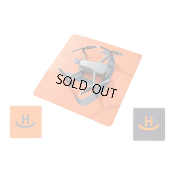 画像1: CYNOVA 50cmスクエア型 ランディングパッド　【オレンジ・ダークグレーリバーシブル)6971536489611【16774】