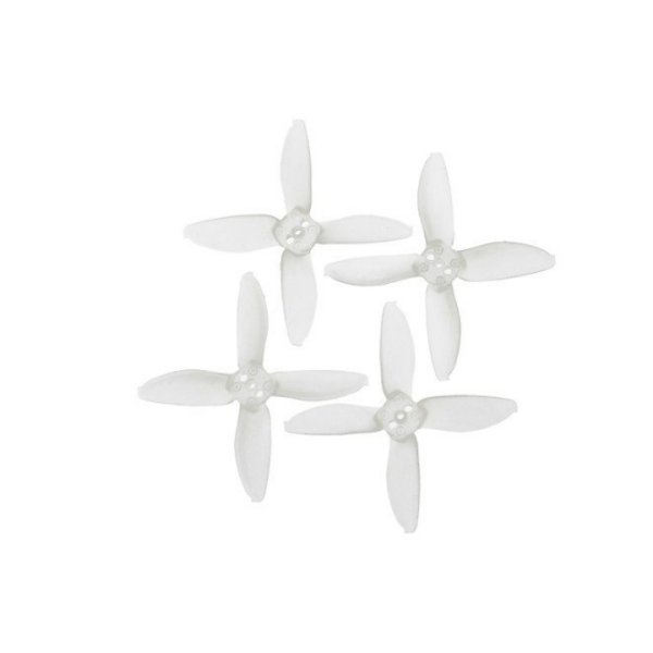 画像1: BETAFPV Beta85X プロペラ EMAX 2035 4-blade Whoop Propellers (1.5mmshaft Hole) (4pcs) 【クリアホワイト】【16270】