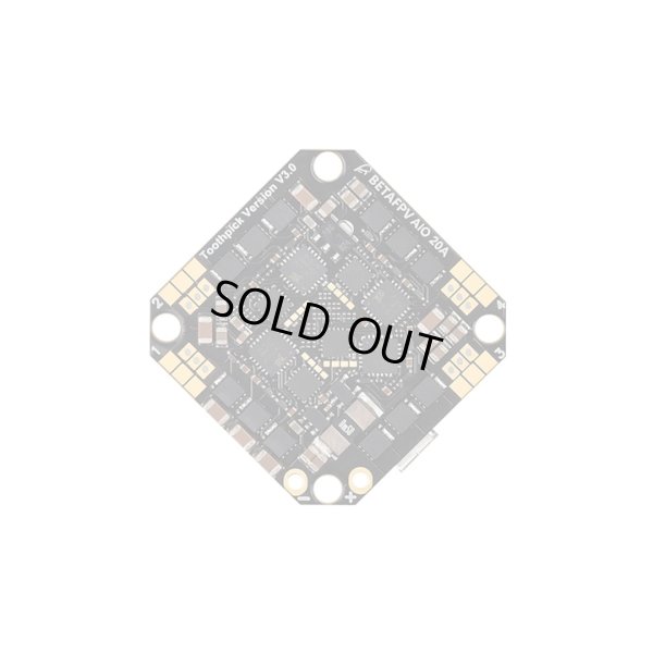画像1: BETAFPV TWIG XL 3.5インチ ブラシレスフライトコントローラー【V3】 Toothpick F4 2-4S AIO Brushless Flight Controller 20A(BLHeli_S)【18349】