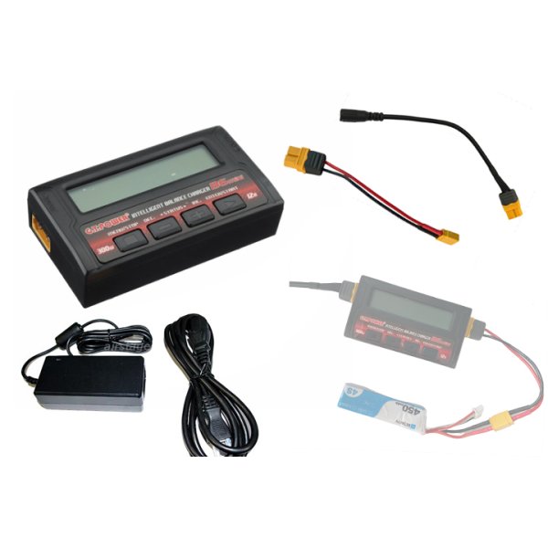 画像1: GTPOWER　B6 MINI 300W 12A 6S Lipo Charger【ACアダプター・専用ケーブル・出力XT30U-M付き】【オリジナル日本語説明書付】【18423】
