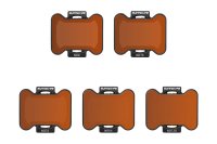 Nancy DJI Avata 2用 ND フィルターセット 5pcs（ND8/ND16/ND32/ND64/ND128）【DJI Avata 2】22688