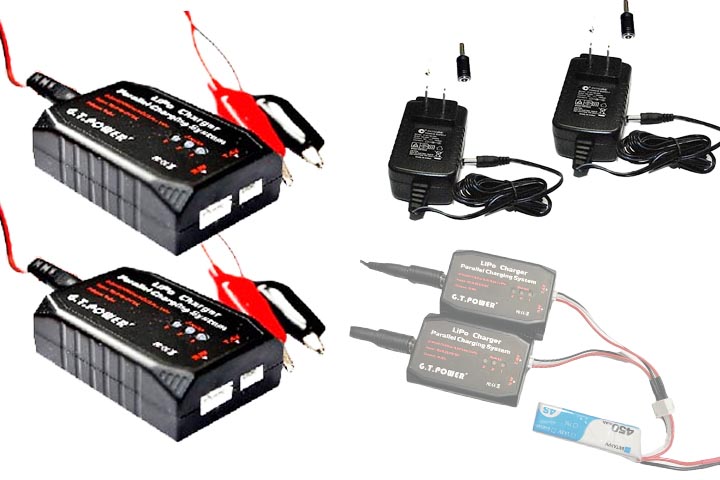 GTPOWER　XH4S用 バランス充電器 パラレルチャージングシステムセット入荷しました！