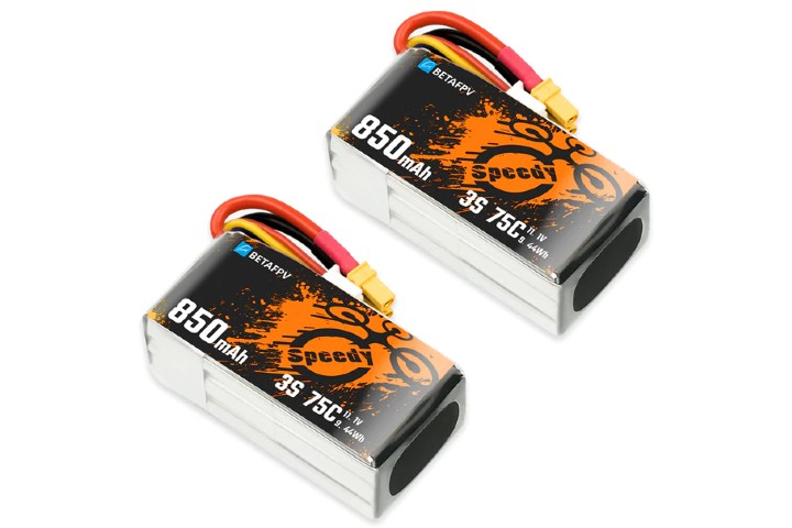 BETAFPV　Pavo360 リポバッテリー　850mAh 3S 75C Lipo Battery (2PCS)【XT30プラグ】【19294】