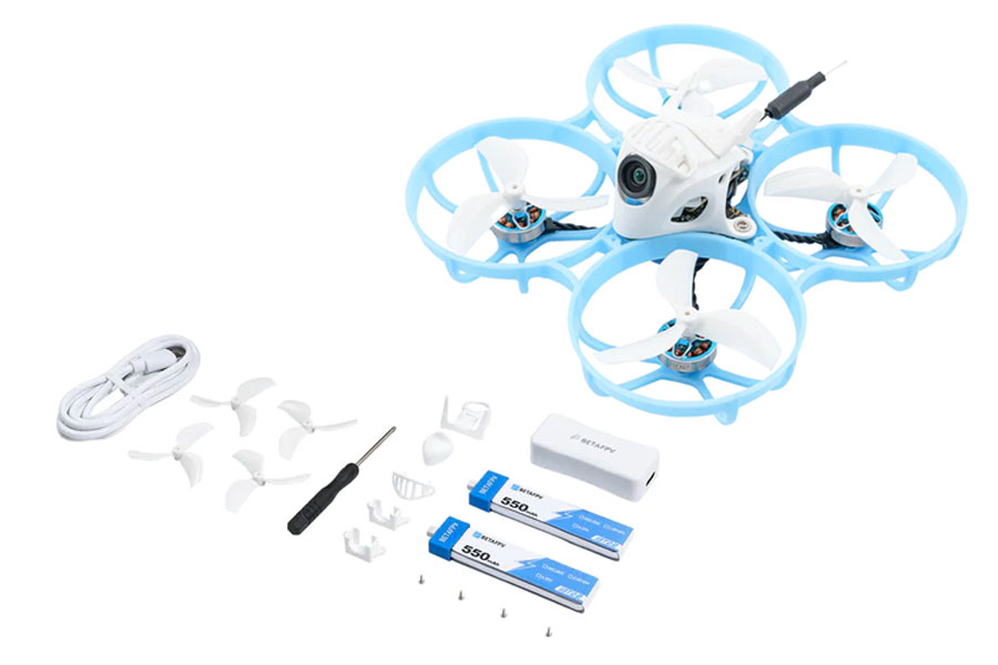 BETAFPV Meteor75 Pro【ELRS 2.4G】【45mm 3ブレードプロペラ（1.5シャフト）・M03 VTX・C03カメラ・1102 22000KVブラシレスモーター、BT2.0 550mAh 1Sバッテリー】20596