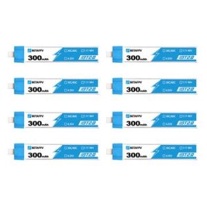 画像: BETAFPV 65x HD バッテリー　BT2.0 300mAh 1S 30C HV Battery (8pcs)【15969】
