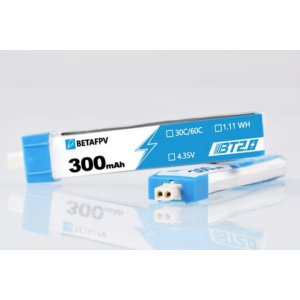 画像: BETAFPV 65x HD バッテリー　BT2.0 300mAh 1S 30C HV Battery(2pcs)【16072】