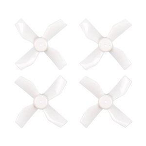 画像: BETAFPV 65x HD プロペラ Gemfan 31mm 4-blade Micro Whoop Propellers (1.0mm Shaft)【ホワイト】【16003】