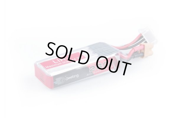 画像1: GEELANG UFO-85X バッテリー 260mAh 40/80 4S LIHV lithium battery【16519】 (1)