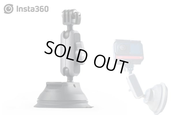 画像1: Insta360 ONE X2 車載吸盤マウント【18477】 (1)