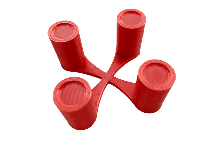 画像1: IRSTAGE BETAFPV 95シリーズ用　キャリブレーションスタンド【レッド】【17692】 (1)