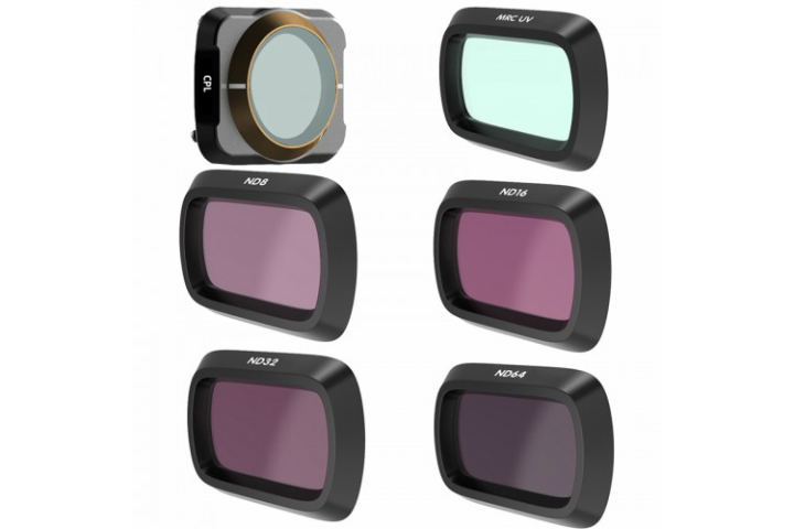 画像1: Nancy DJI Mavic Air2用 NDフィルター　6Pacsセット　【UV CPL ND8 ND16 ND32 ND64　各1個】【16250】 (1)