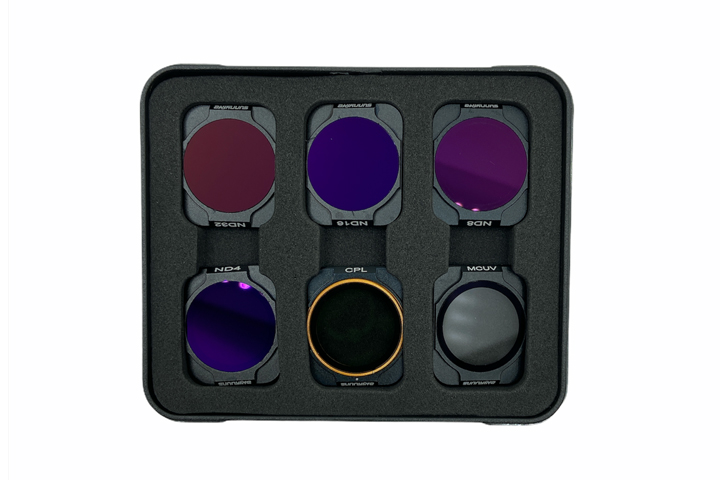 画像1: Nancy DJI Air 2S用 Mixフィルターセット 6pcs 【MCUV,CPL,ND4,ND8,ND16,ND32】【18001】 (1)