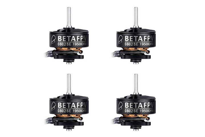 画像1: BETAFPV　Meteor65HD ブラシレスモーター 0802SE-19500KV Brushless Motors(4PCS)【18115】 (1)