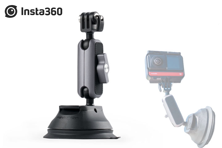 画像1: Insta360 ONE X2 車載吸盤マウント【18477】 (1)