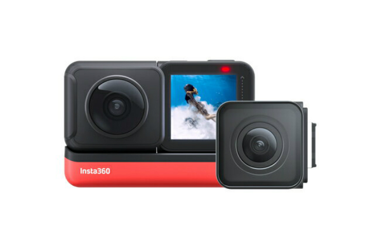 画像1: Insta360 ONE R【 twin版(4K広角・360°モジュール)】【17087】 (1)