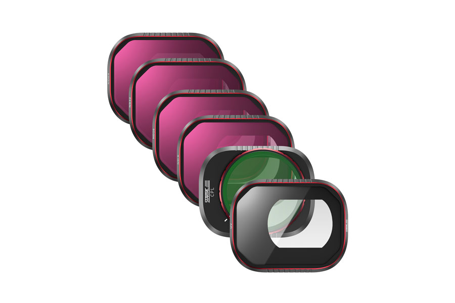 画像1: Nancy DJI Mini 4 Pro用 CPL・UV・ND フィルター セット(ND8/ND16/ND32/ND64/UV/CPL)【21275】 (1)