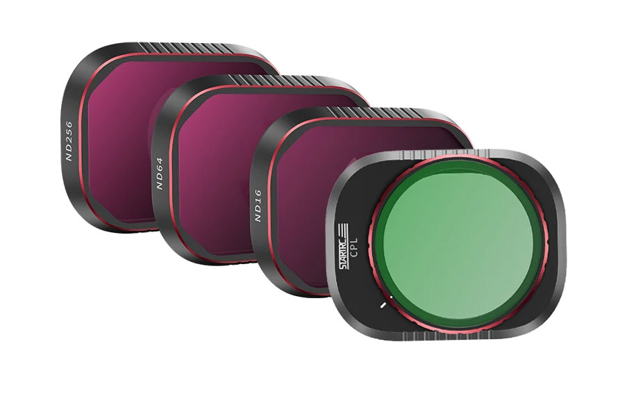 画像1: Nancy DJI Mini 4 Pro用 CPL・NDフィルターセット(CPL/ND16/ND64/ND256)【21273】 (1)